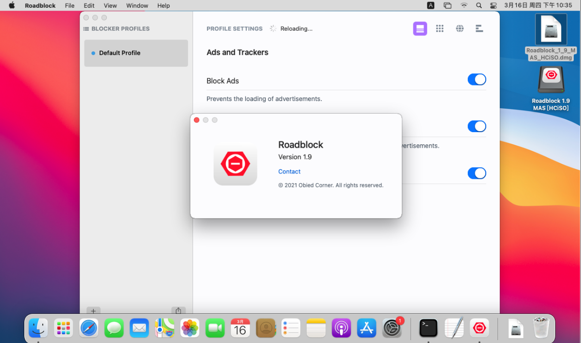 Roadblock 1.9 Mac广告屏蔽软件下载插图