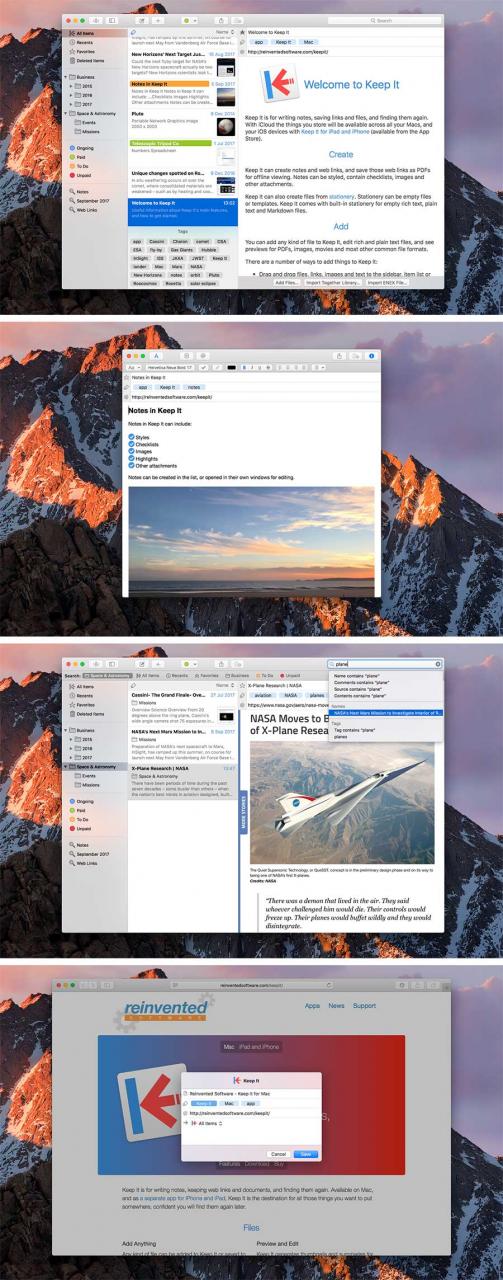 Keep It 1.3.3 for Mac 好用优秀的笔记工具下载插图