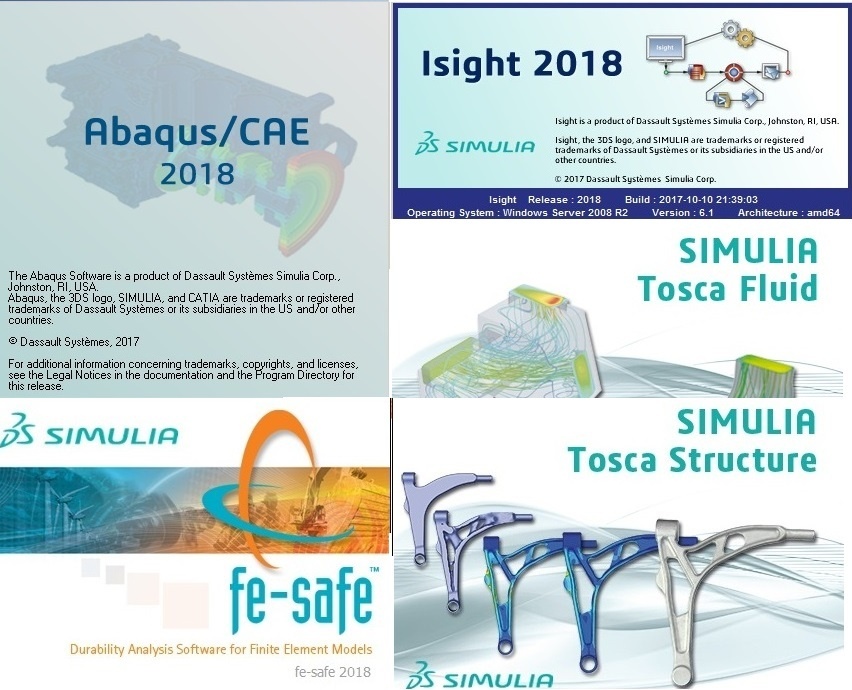 DS SIMULIA Suite (Abaqus/Isight/fe-safe/Tosca) 2018 Windows/Linux 仿真软件下载插图