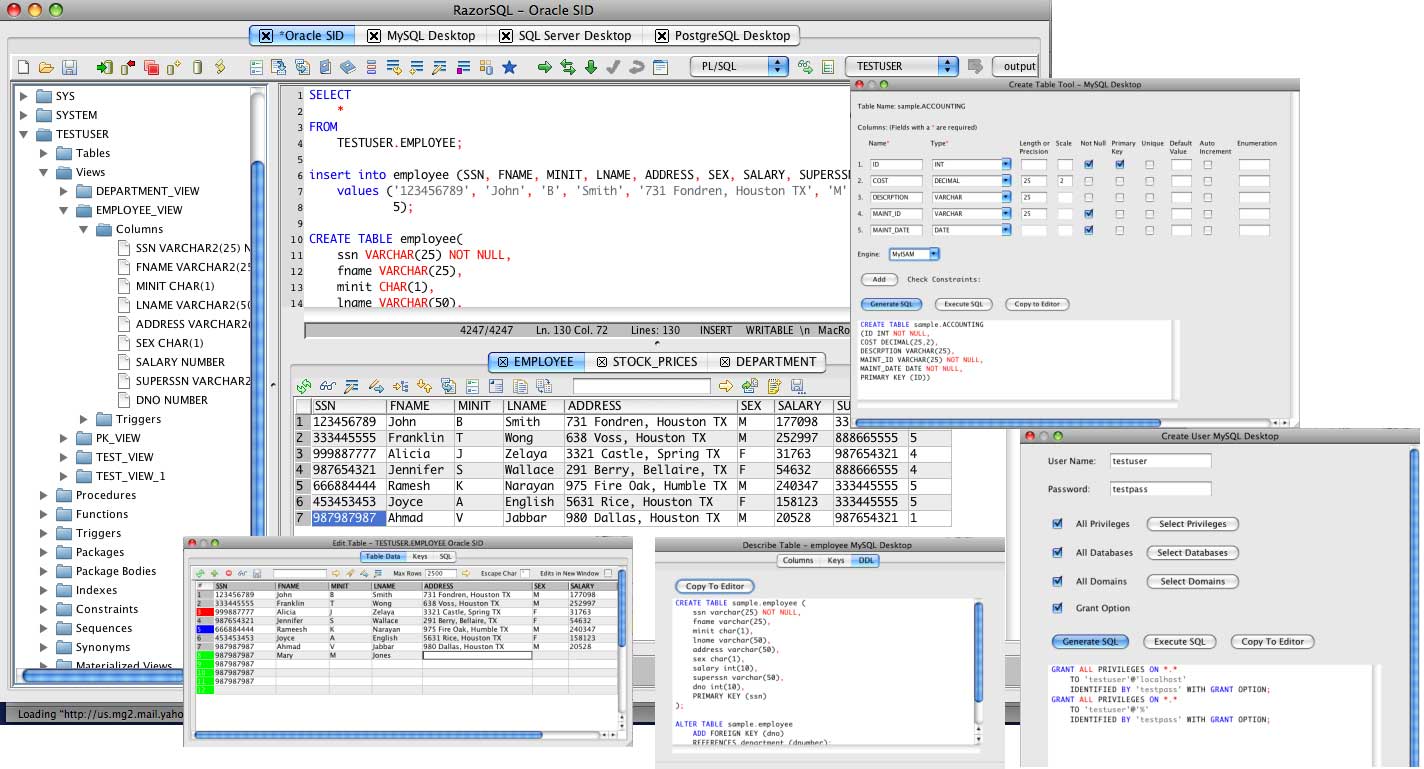 RazorSQL 7.4.4 Mac 数据库管理软件 和谐版下载插图1
