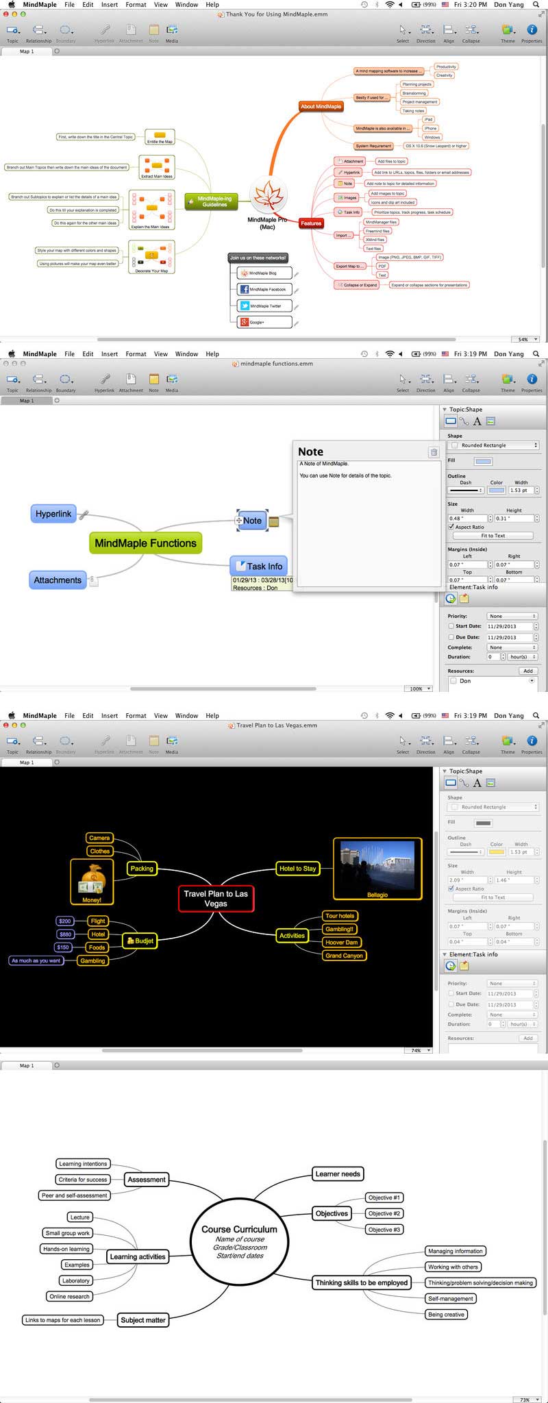 MindMaple Pro 1.3.1 Mac强大的思维导图软件 专业破解版下载插图1