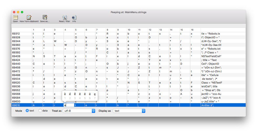 Peep 2.3.2 for Mac 编程文本编码工具下载插图1
