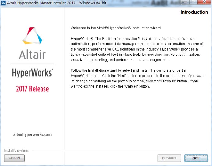Altair HyperWorks 2017 Suite x64  官方原版+完美激活 安装教程 强大的仿真软件 科学软件下载插图2