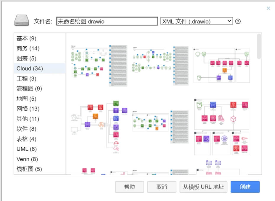 Drawio v21.8.2 开源跨平台绘图软件官方中文版下载