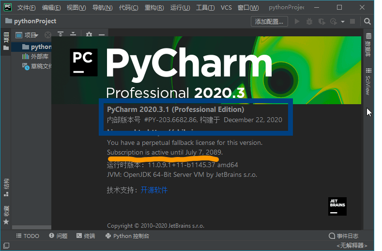 JetBrains PyCharm 2020.3.5 Professional下载